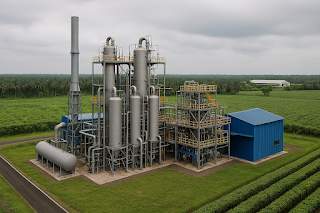 The project aims to develop a Low Temperature Activated Carbon (LTAC) production facility with an initial capacity of 5,000 metric tons per annum (TPA).