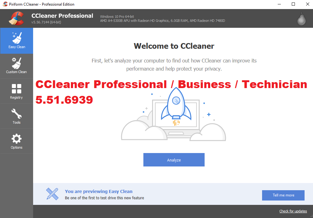 تحميل وتفعيل برنامج 2019 CCleaner v5.56