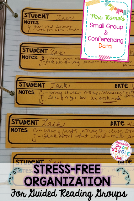 Are you looking for a stress-free way to organize your Guided Reading Binder? Here are some great tips, tools, and strategies for keeping your guided reading group data organized and keeping parents informed, all at the same time!