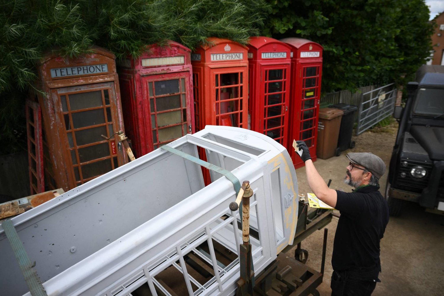 Britain's Beloved Red Phone booth Repurposed for the Digital Age Once symbols of London and Britain, the iconic red telephone booth have largely been retired in the mobile phone era. But many have now found new purpose as coffee shops, mini-libraries and more.
