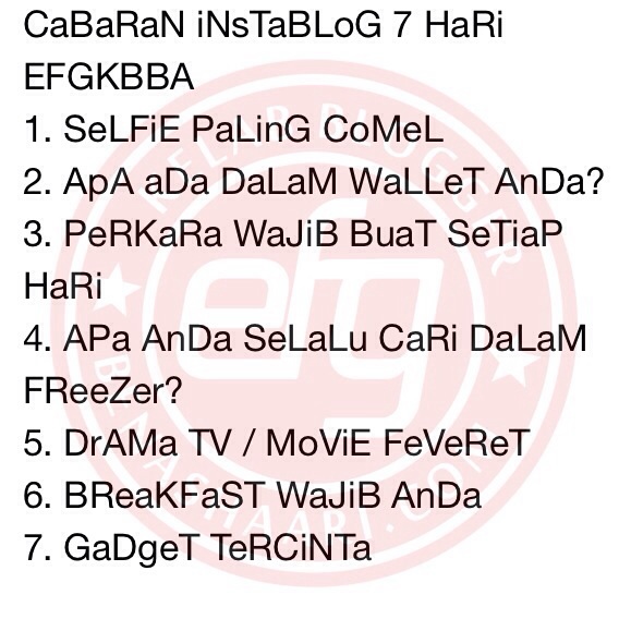 ❤ Cabaran7Hari EFGKBBA - Selfie Paling Comel ❤
