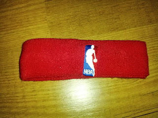 Lebron James "King James" #23 Game Worn Used Headband Cleveland Cavaliers NBA Dark Red