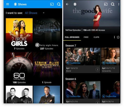 CBS Full Episodes and Live TV App (Free)