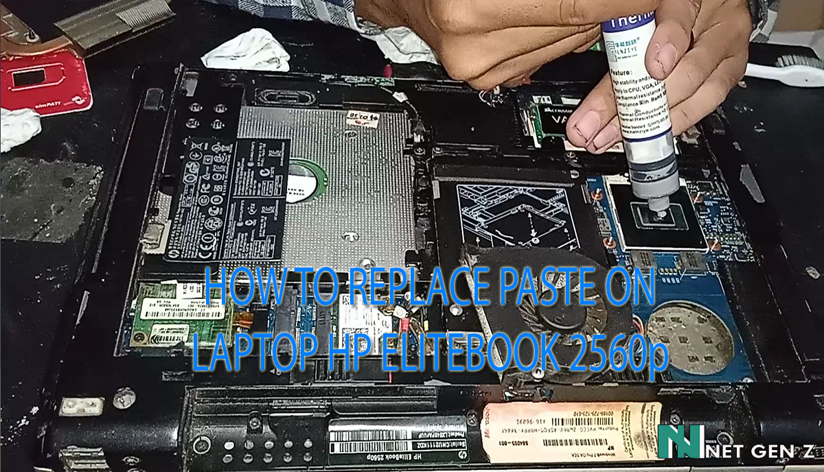 HOW TO REPLACE PASTE ON LAPTOP HP ELITEBOOK 2560p