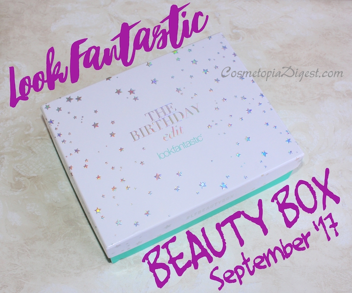 Here is the unboxing of the LookFantastic Beauty Box for September 2017 - a makeup and skincare monthly subscription that ships worldwide.
