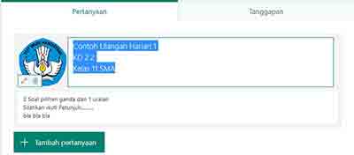  dunia pendidikan sudah harus terintregasi dengan teknologi Membuat Soal Online Sederhana Dengan Microsoft Forms