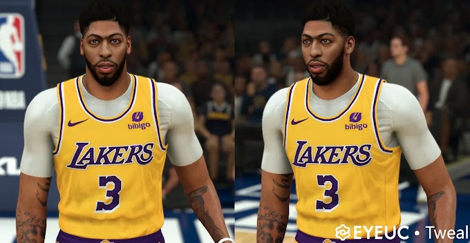 Anthony Davis Cyberface v2 by Tweal | NBA 2K23