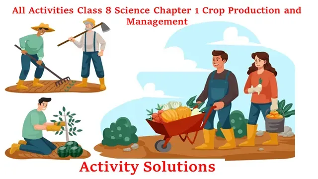 Class 8 Science Chapter 1 All Activities Solutions