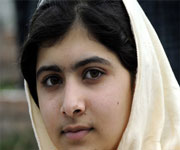 14-year-old Malala who was shot