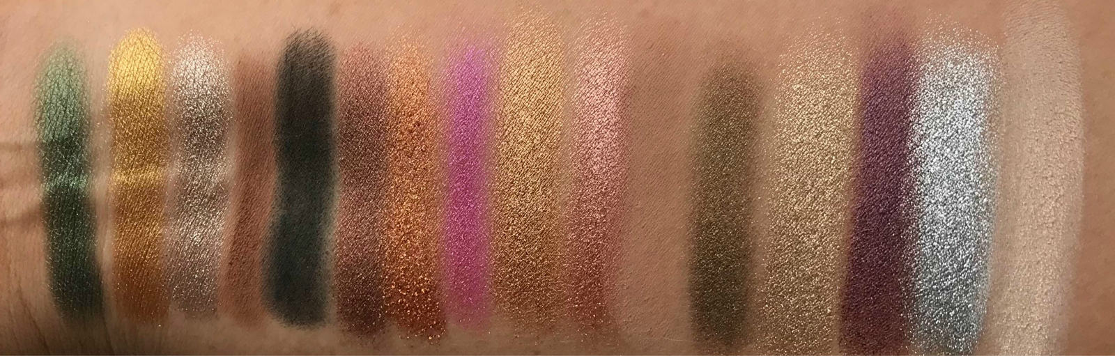Too Faced Chocolate Gold Palette Swatches