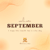 Welcome September & Terima Kasih Jurnal Shikin Razali!