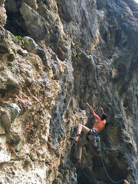 Escalade aux Thermes de Saint Gervai