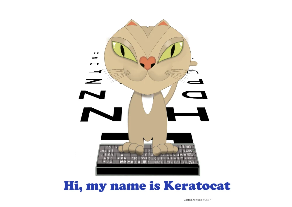 Keratoconus Cartoon: KERATOCAT by GABRIEL ACEVEDO