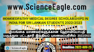 Homoeopathy Medical Degree Scholarships in India for Sri Lankan Students 2022/2023 