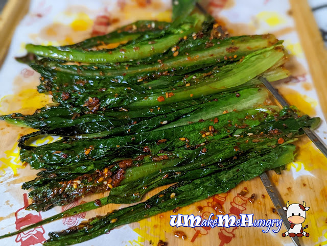 BBQ You Mai vegetable 烤油麦菜
