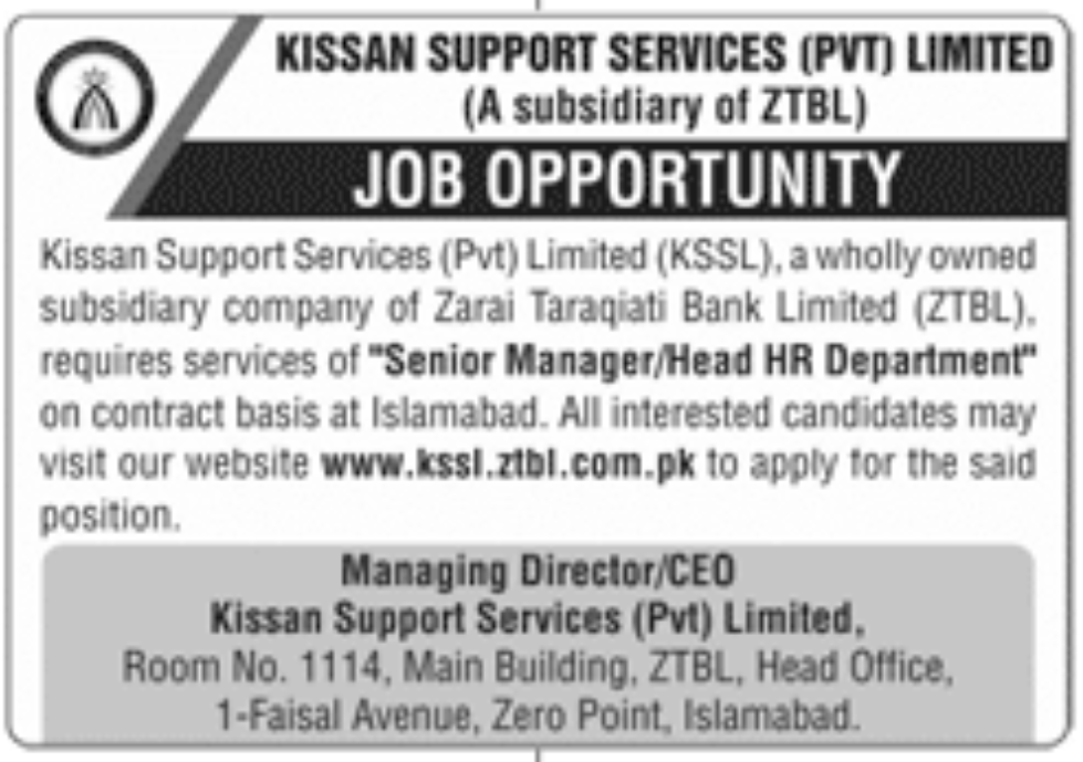 KSSL Zarai Taraqiati Bank Limited