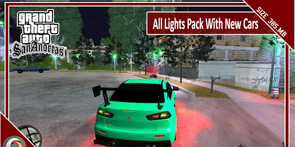 GTA San Andreas All Lights Pack With New Cars