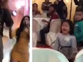 Lucu! Bocah ini nangis cemburu lihat bapaknya nyawer biduan, ekspresinya bikin gemas