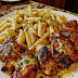 Cheesy Penne and Cajun Chicken in Garlic Parmesan Cream