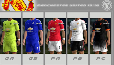 PES 2013 Manchester United 2015-16 GDB by Peter