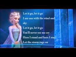  Lirik  Lagu  Frozen  Let It Go 
