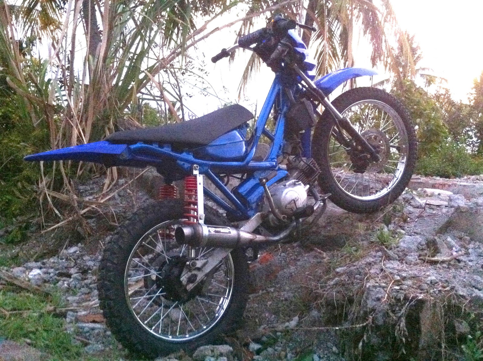 Perjalananku Modif Motor Bebek Sport Makara Motor Trail Cross