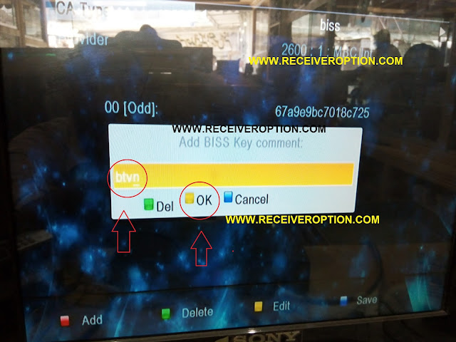 STAR TRACK PLATINUIM HD RECEIVER BISS KEY OPTION