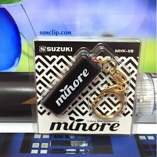 Kèn Harmonica Mini - Suzuki Minore Black