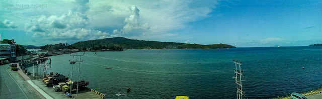 Port Blair hotel panorama view