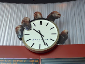 King Kong hand ArcLight Hollywood cinema clock