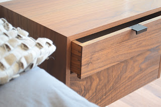 walnut nightstand