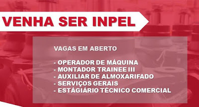 Inpel contrata serviços gerais, aux. almoxarifado, estagiário e outros em Sapucaia