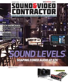 Sound & Video Contractor - August 2015 | ISSN 0741-1715 | TRUE PDF | Mensile | Professionisti | Audio | Home Entertainment | Sicurezza | Tecnologia
Sound & Video Contractor has provided solutions to real-life systems contracting and installation challenges. It is the only magazine in the sound and video contract industry that provides in-depth applications and business-related information covering the spectrum of the contracting industry: commercial sound, security, home theater, automation, control systems and video presentation.
