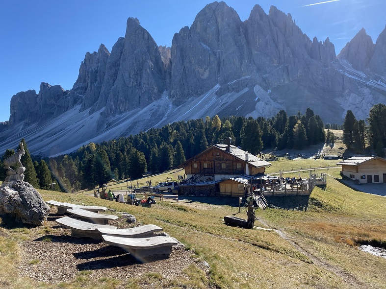 Vista panoramica Malga Geisler