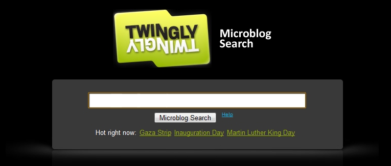 Best Microblog/Micro-blog search engine: Twingly Microblog Search