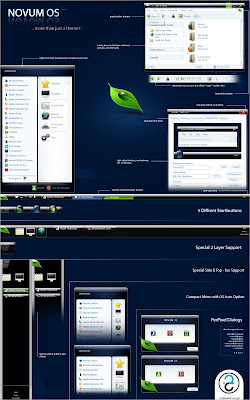 pepua personalizacion windowblinds Novum OS temas pantalla 