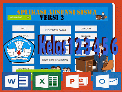 Download Absensi Siswa Format Excel baru Tahun 2017