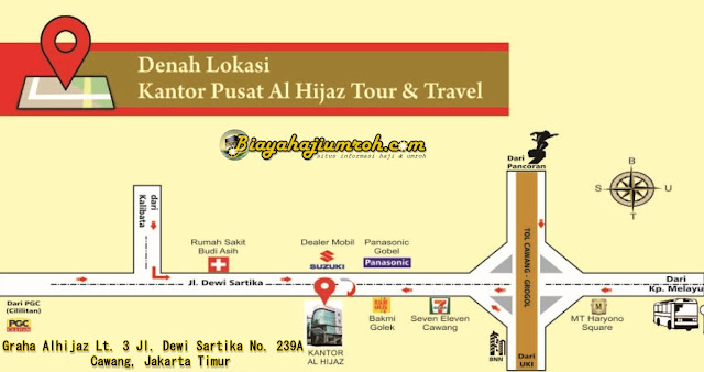 Denah_Lokasi_Kantor_Travel_Alhijaz_Indowisata