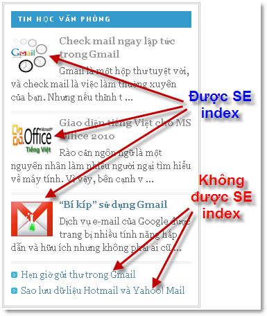 Thêm thuộc tính Alternate và Title cho hình ảnh được hiển thị bên trong tiện ích Recent Posts