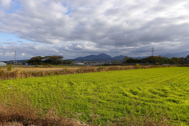 鳥取県西伯郡伯耆町岩屋谷 駐車スペースからの眺望