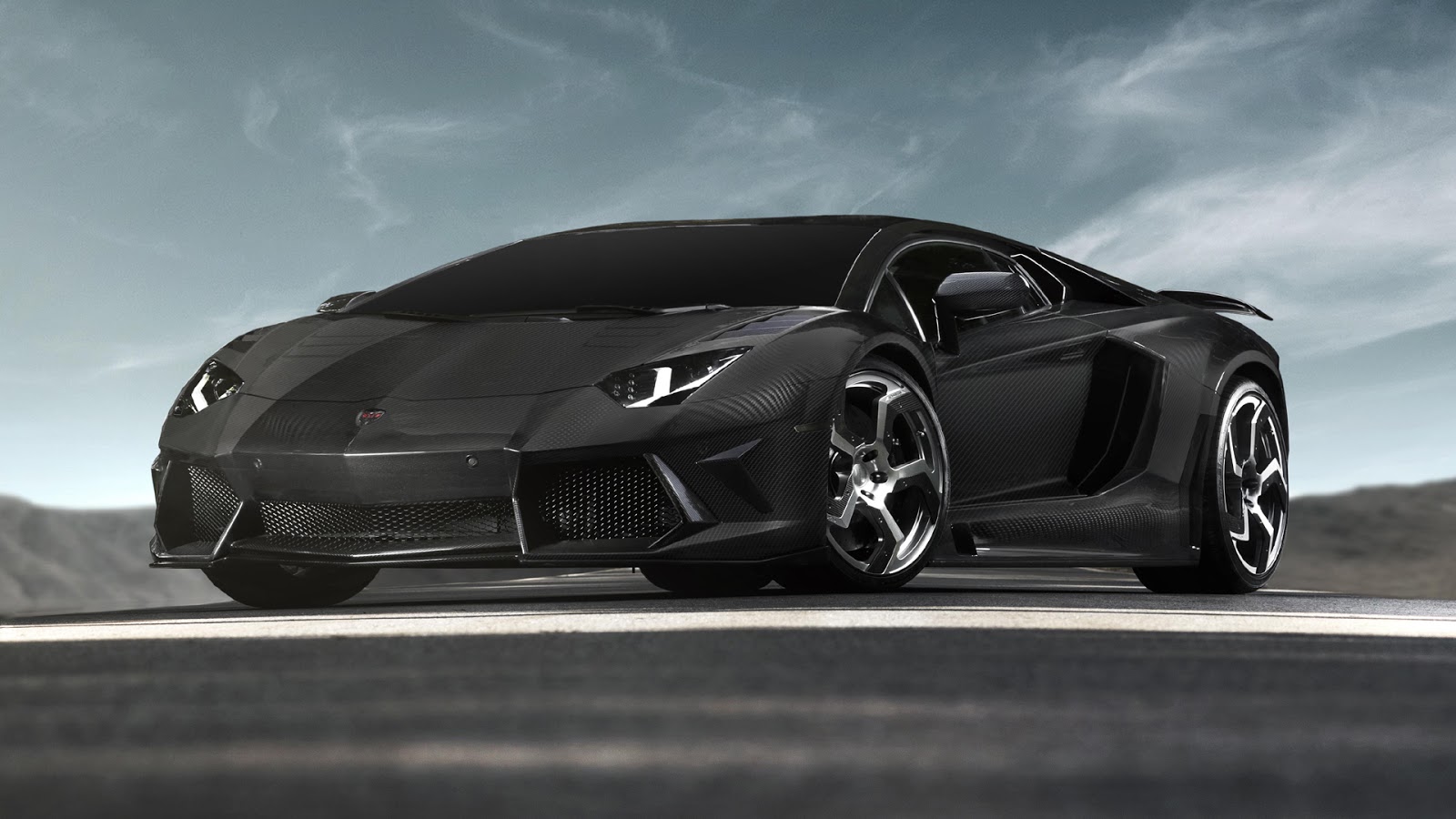 Luxury Lamborghini Cars: Lamborghini Aventador Black