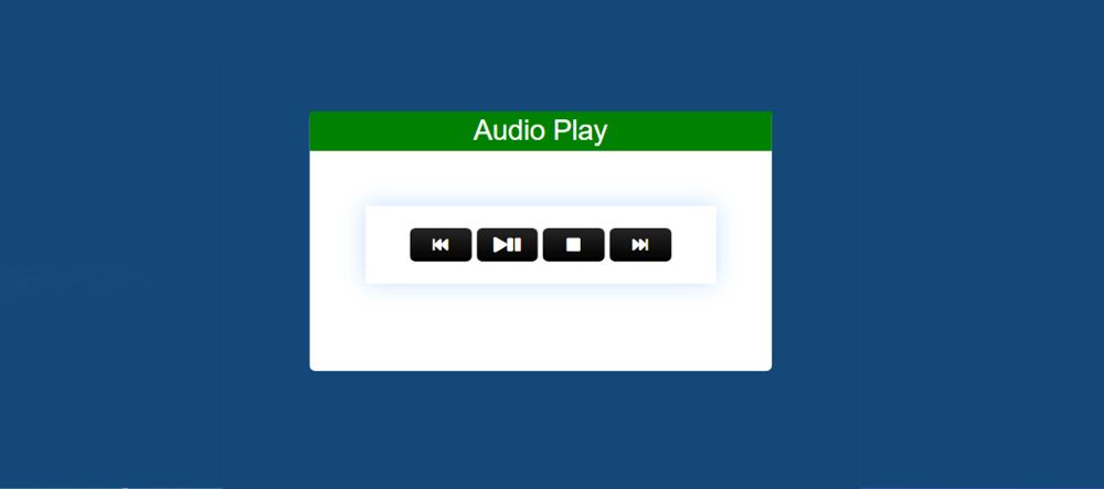 Button to control Audio Player