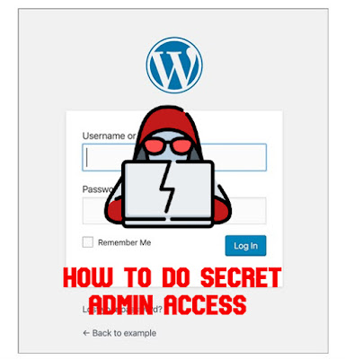 Create a secret backdoor access in wordpress admin panel