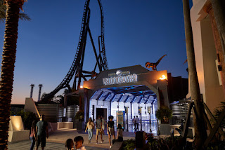 The fastest, tallest launch coaster is Jurassic World VelociCoaster  at Universal Orlando Resort’s Islands of Adventure