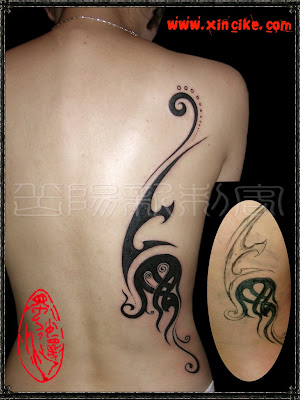 back tattoo design