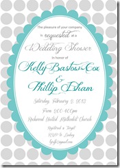 phillip and kelly shower invite