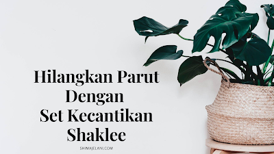 Hilangkan Parut Di Muka Dengan Set Cantik Shaklee