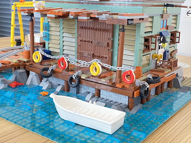 Nifeliz fishing village shipyard compatible with lego city