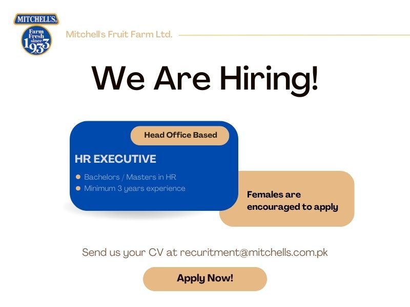 Mitchell’s Fruit Farms Limited Jobs For Human Resource Executive