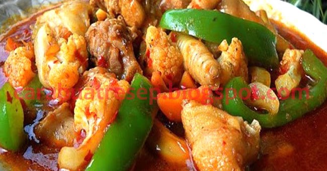 CARA MEMBUAT AYAM PAPRIK ALA THAI  Resep Masakan 